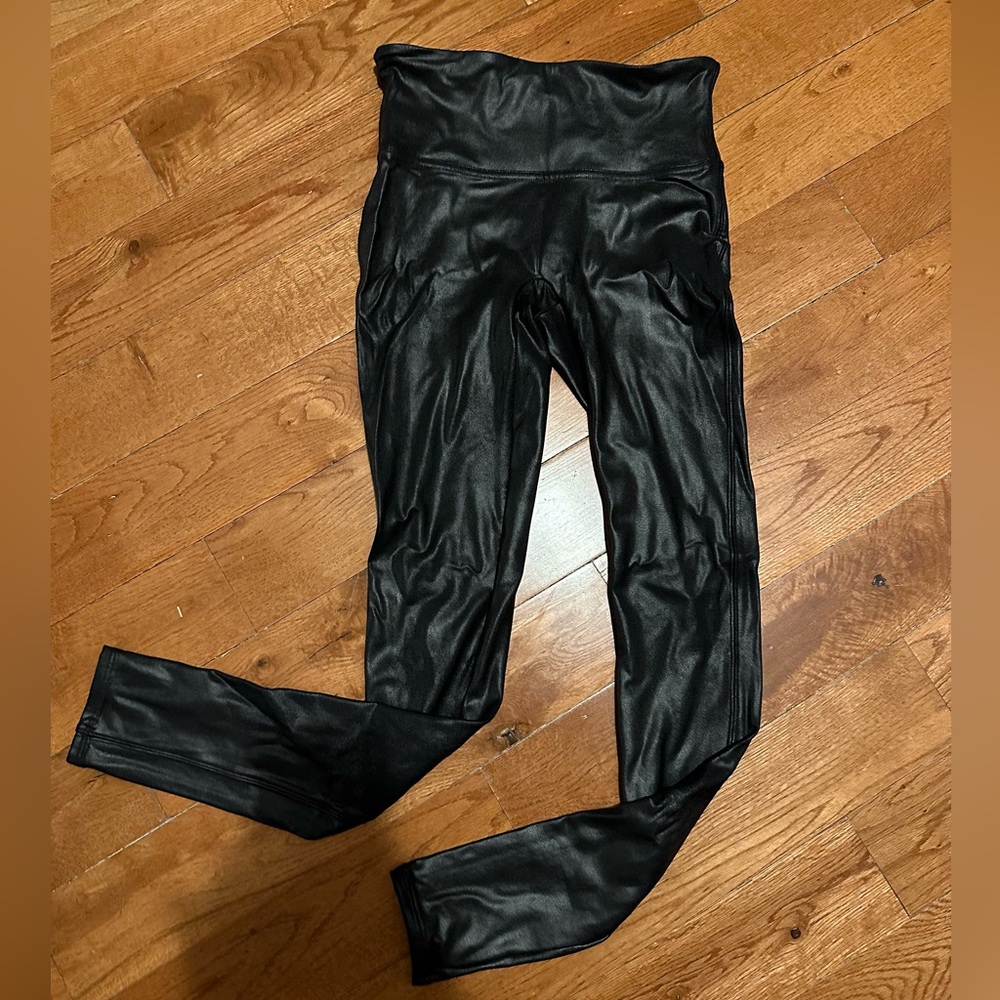 Spanx faux leather leggings